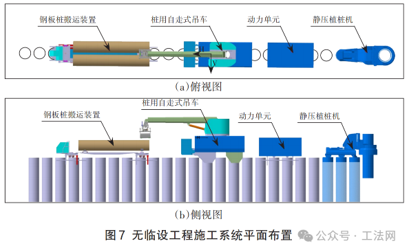 无临设工程施工的沉桩方法及工法设计