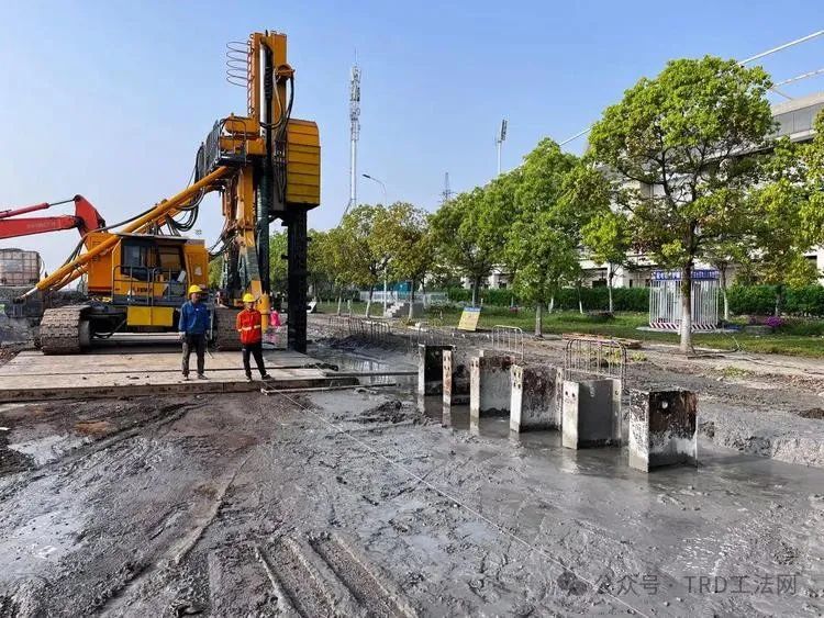 兴慈八路快速路隧道段-内插型钢TRD工法桩